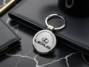 Lexus Porte-clés Image Style Métallisé Durable